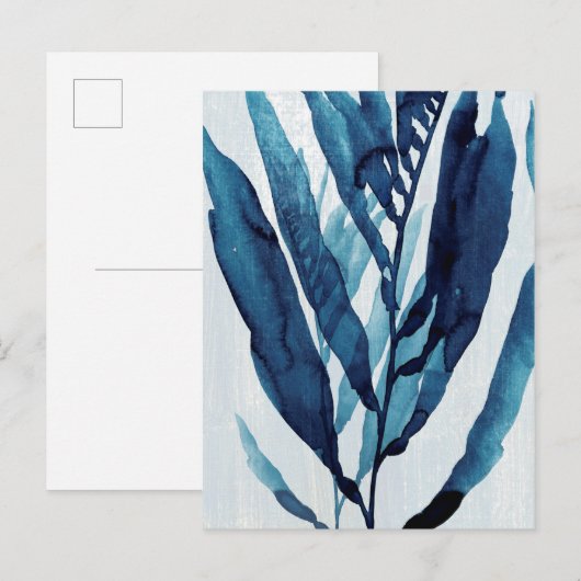 Blue Drift I Postkarte (Vorne/Hinten)