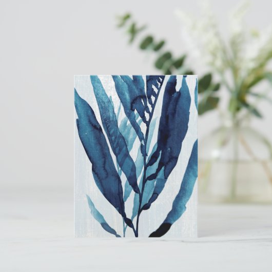 Blue Drift I Postkarte (Stehend Vorderseite)