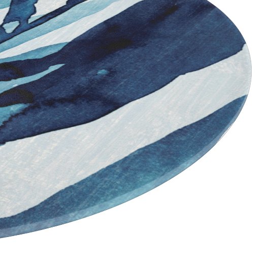 Blue Drift I Schneidebrett (Ecke)