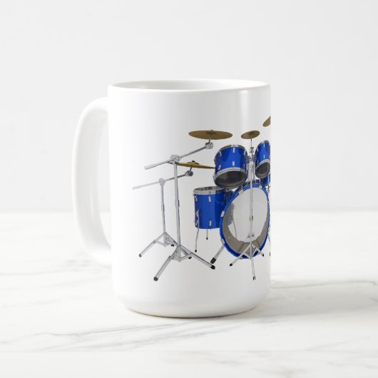 Blue Drum Kit: Kaffeetasse (Vorderseite Links)