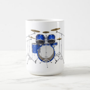 Blue Drum Kit: Kaffeetasse