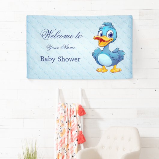 Blue Duck Baby Showbanner Banner (Insitu)
