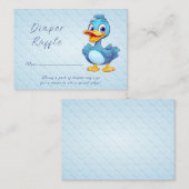 Blue Duck Baby Shower Begleitkarte (Vorne/Hinten)