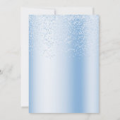 Blue Duck Boy Baby Dusche Einladung (Rückseite)