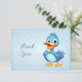 Blue Duck Danke-Card Dankeskarte