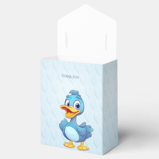 Blue Duck Favor Box Geschenkschachtel (Geöffnet)