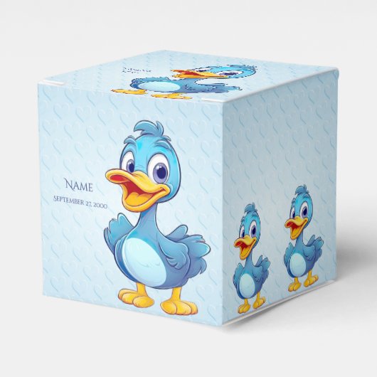 Blue Duck Favor Box Geschenkschachtel (Vorderseite)