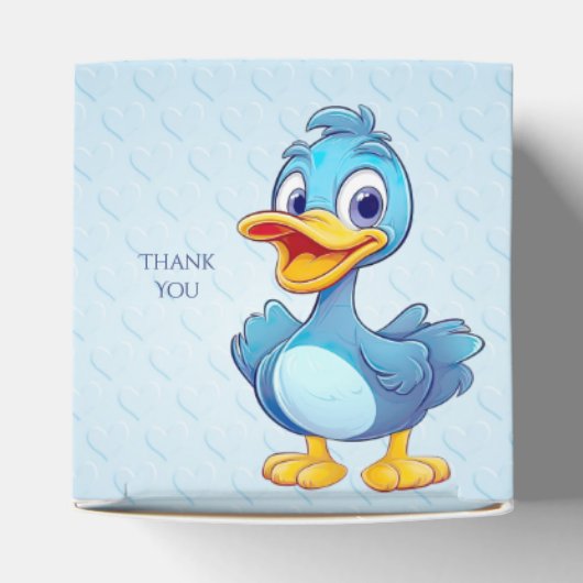 Blue Duck Favor Box Geschenkschachtel (Oben)