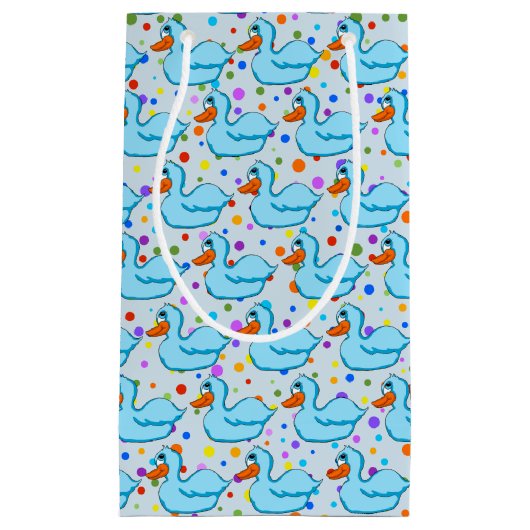 Blue Duck Gift Bag Kleine Geschenktüte (Vorderseite)