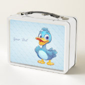Blue Duck Metal Lunch Box (Rückseite)
