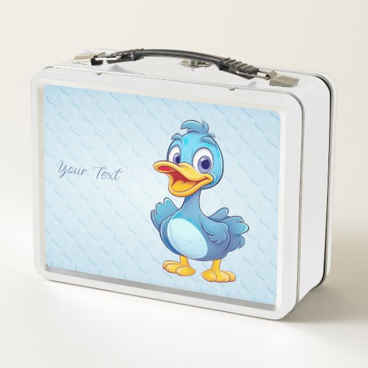 Blue Duck Metal Lunch Box (Rückseite)