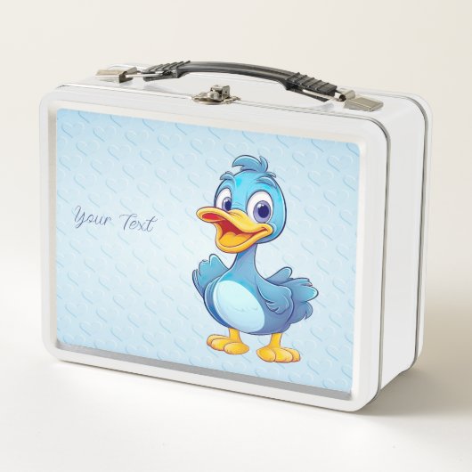 Blue Duck Metal Lunch Box (Vorderseite)