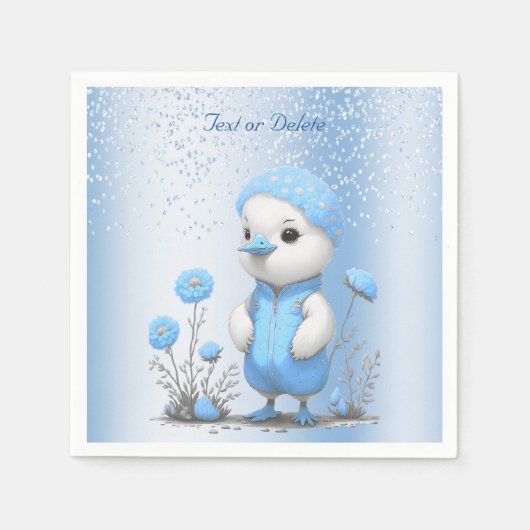 Blue Duck Napkins Serviette (Vorderseite)