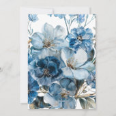 Blue Duck Oaster Feiertagskarte (Rückseite)