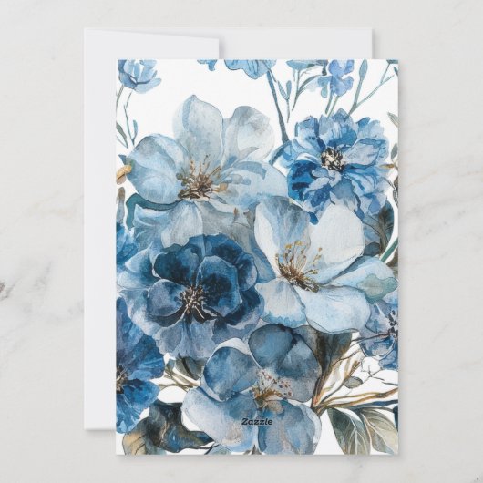 Blue Duck Oaster Feiertagskarte (Rückseite)