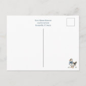 Blue Duck Oaster Feiertagspostkarte (Rückseite)