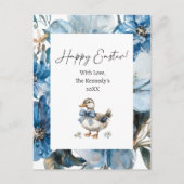 Blue Duck Oaster Feiertagspostkarte (Vorderseite)