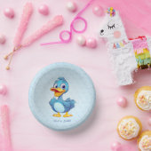 Blue Duck Paper Bowl Pappteller (Party)