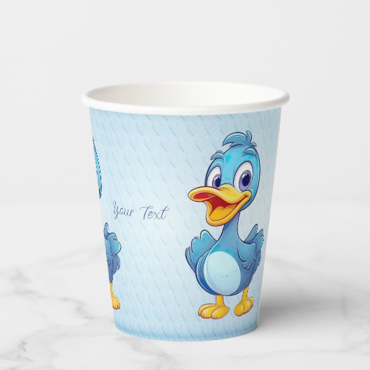 Blue Duck Paper Cups Pappbecher (Rückseite)