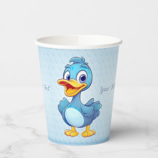 Blue Duck Paper Cups Pappbecher (Links)