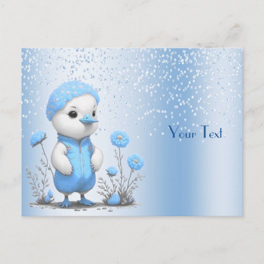 Blue Duck Postcard Postkarte (Vorderseite)