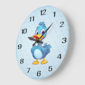Blue Duck Wall Clock Große Wanduhr (Winkel)