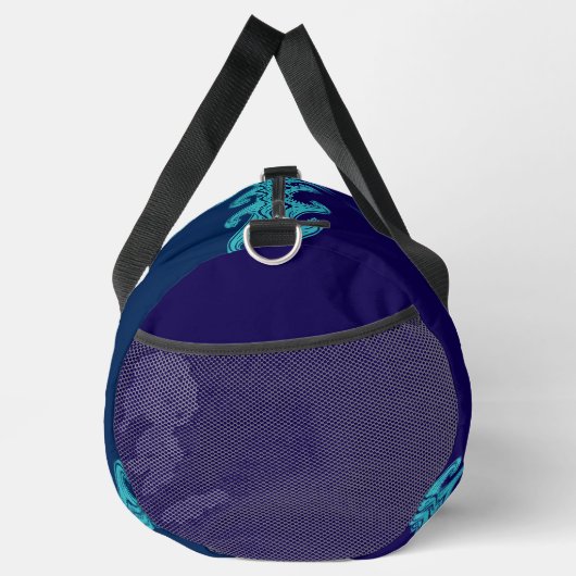 Blue Duffel Bag mit Mermaid Design Duffle Bag (Rechts)