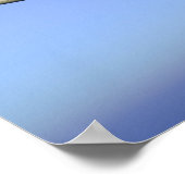 Blue Dusk CJ3 Poster (Ecke)