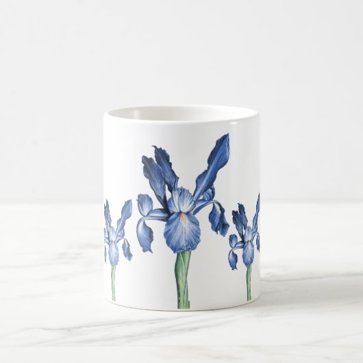 Blue Dutch Iris - Kaffeetasse (Mittel)