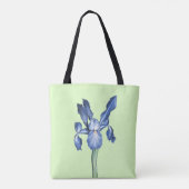 Blue Dutch Iris - Tasche (Rückseite)