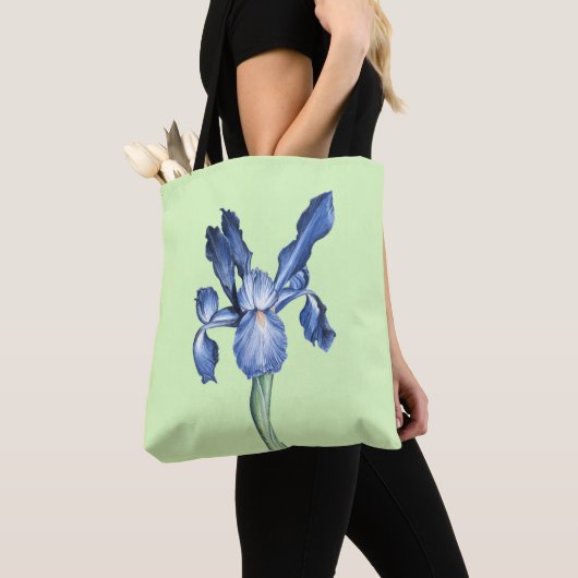 Blue Dutch Iris - Tasche (Von Nahem)