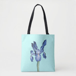 Blue Dutch Iris - Tasche
