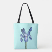 Blue Dutch Iris - Tasche (Rückseite)