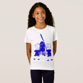Blue Dutch Stick Kids T-Shirt (Vorne ganz)