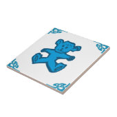 Blue Dutch Teddy Bear Fliese (Seite)