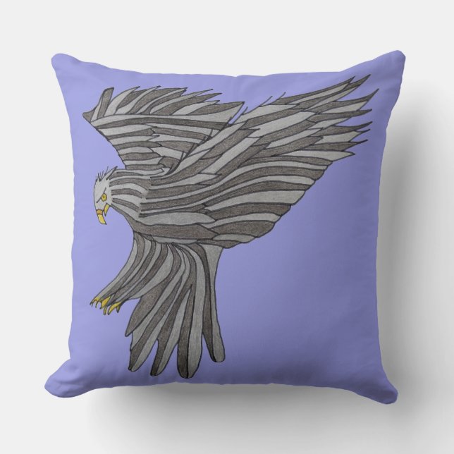 Blue Eagle Pillow Kissen (Vorderseite)