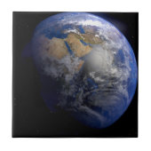 Blue Earth From Space Inspiration Fliese (Vorderseite)