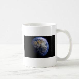 Blue Earth From Space Inspiration Kaffeetasse