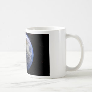 Blue Earth From Space Inspiration Kaffeetasse