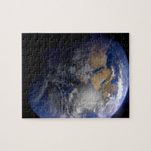 Blue Earth From Space Inspiration Puzzle (Horizontal)