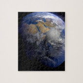Blue Earth From Space Inspiration Puzzle (Vertikal)