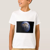 Blue Earth From Space Inspiration T-Shirt (Vorderseite)