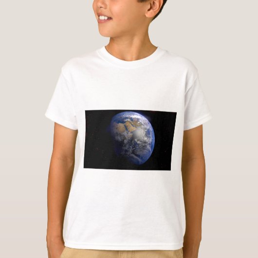 Blue Earth From Space Inspiration T-Shirt (Vorderseite)