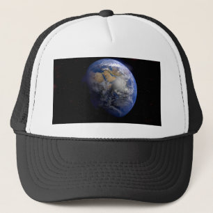 Blue Earth From Space Inspiration Truckerkappe