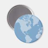 Blue Earth Magnet (Vorderseite/Rückseite)