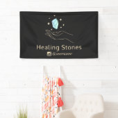 Blue Edelstone Energy Crystal Healer S\\ Banner (Insitu)