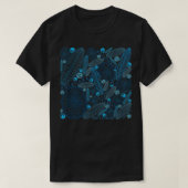 Blue Ediacaran Fossilien transparent T-Shirt (Design vorne)