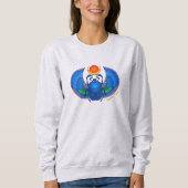 Blue Egyptian Scarab Sweatshirt (Vorderseite)