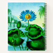 Blue Egyptian Water Lily / Lotus Journal Notizblock (Rückseite)