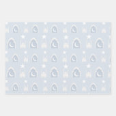 Blue Eid Geschenkpapier Set 3 (Vorderseite 3)